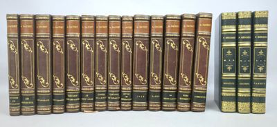 DAUDET (Alphonse) : Un ensemble de 14 œuvres. 14 volumes.