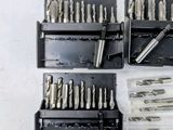 many different types of drill bits in this case