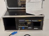 a black box with wires attached to it on a table