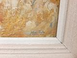 a picture of a painting on the wall of a building
