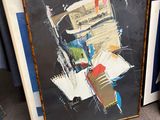a picture of a picture of a painting on a table