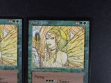 these are two cards that have a picture of a fairy on them