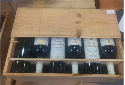 12 bouteilles Saint Emilion Grand cru classé, château La Tou…