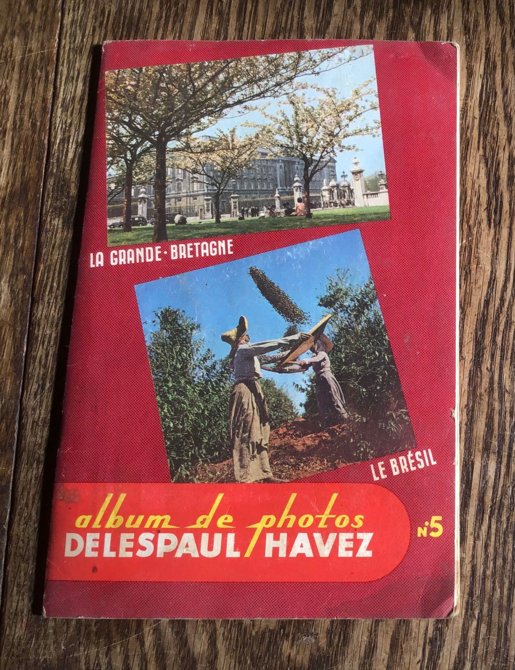 Album de photos Delespaul Havez La Grande Bretagne, Le Brésil Rare