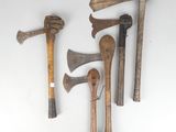 several different types of tools are displayed on a white surface