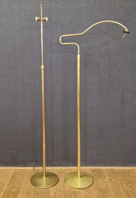 LAMPADAIRE A DEUX LUMIERES ET LISEUSE ELECTRIQUES Circa 1970…