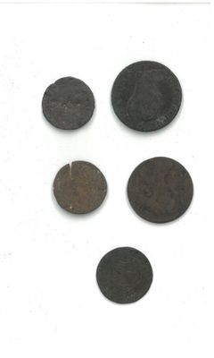 Lot de 5 pièces République Française 1884 - 1784 1 pièce de …