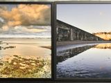 two pictures of the same picture on the same screen