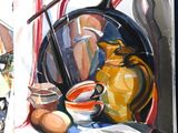 a painting of a painting of a still life