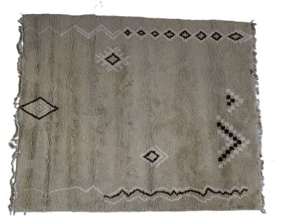 a close up of a rug with a pattern on it