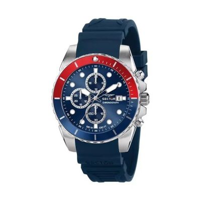 a close up of a watch on a white background