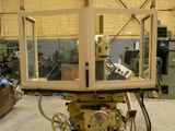 a machine that is sitting inside of a building
