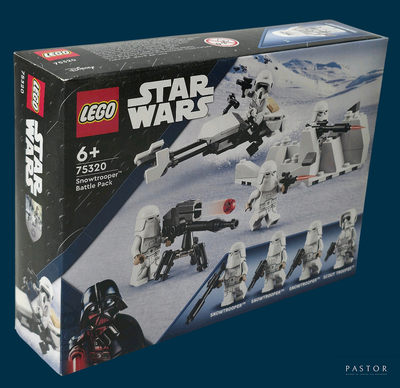 a box with a lego star wars set in it