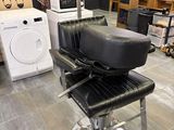 an image of a barber chair in a barber shop