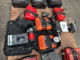a lot of tools that are sitting on a table
