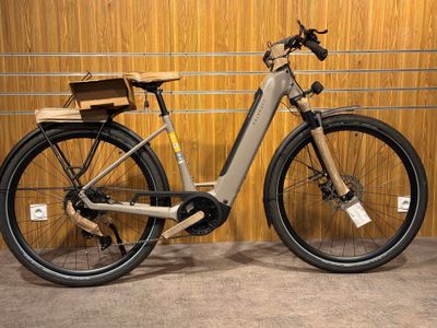 an image of a bicycle parked in a garage