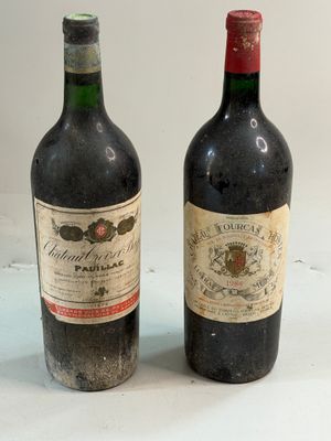 2 magnums 1magChâteau CROIZET BAGES 1972 5ème GCC Pauillac e…