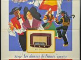 phillips radio - french movie poster, 1950s