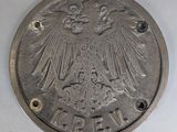 une image d'une pièce en argent allemand ornée d'un aigle à deux têtes