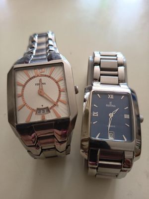 montres FESTINA Cadran Bleu fonctionnelle, l'autre non…