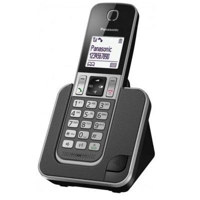 gros plan d'un téléphone sur un support sur fond blanc