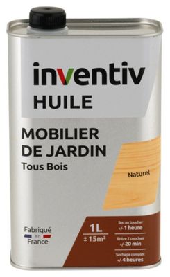 inventitiv huile pour mobilier de jardin « Nature » 1 l