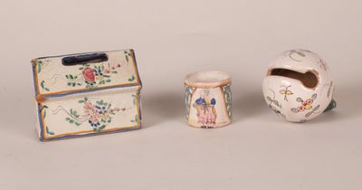 three different types of vases sitting on a table next to each other