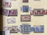 a book with a bunch of stamps on it