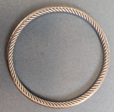 David Yurman Bracelet rigide en argent (925) torsadé