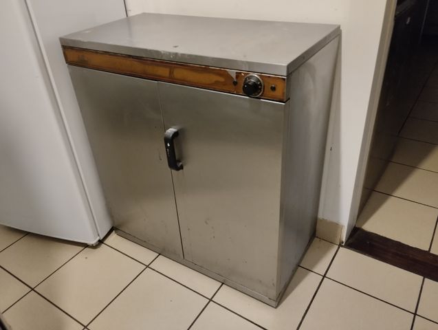 Chauffe-plat tout inox VEGA ouvrant à deux portes
