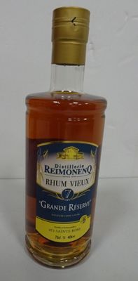 1 Bt Rhum Vieux 7 ans. Grande réserve.