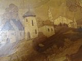 a picture of a painting on the wall of a building