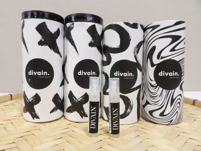three different types of divini products on a bamboo tray