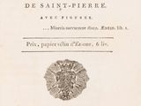 an old book with a black and white title on it