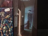 two books are sitting on a table next to each other