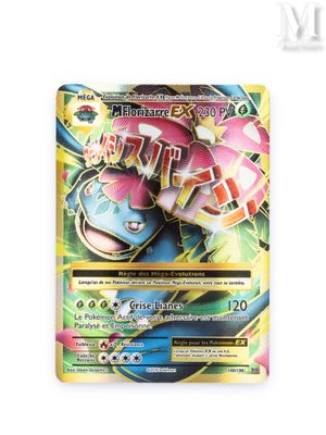 a close up of a pokemon card on a white background