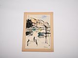 a picture of a painting on the wall of a house