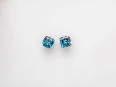 a pair of blue topaz blue topaz blue topaz blue topaz blue topaz blue topaz blue topaz blue topaz blue topaz blue top