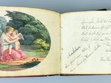 a book with a picture of a man and a woman on it