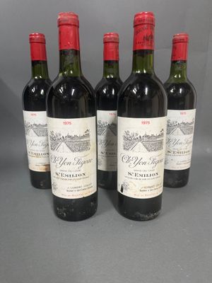 BORDEAUX - 5 bouteilles, Saint-Emilion Grand Cru, Château Yo…