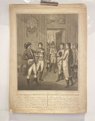 an old picture of a group of people in a room