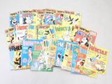 a lot of comics that are on the table