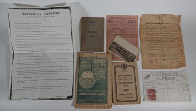 LOT de documents comprenant : - calendrier du soldat françai…
