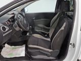 the interior of a car with the door open and the driver ' s seat down