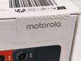 the back of a motorola phone box sitting on top of a table