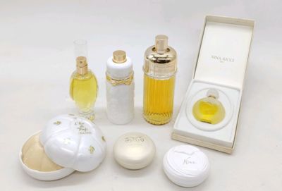 NINA RICCI. Lot de parfumerie comprenant 4 flacons de parfum…