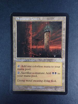 a picture of a card with a picture of a tower