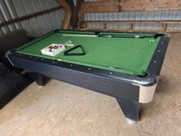 Billard américain 215x121 extérieur + accessoires (queues, b…