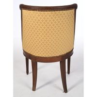 ENSEMBLE DE SALON LOUIS XVI en acajou et placage d’acajou. (photo 4)