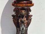 a vase that is sitting on top of a table